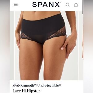 SPANXsmooth™ Undie-tectable® Lace Hi-Hipster black